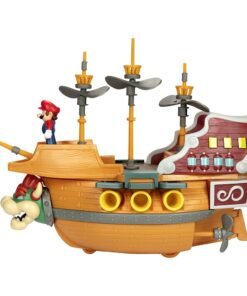 Playset Deluxe Aeronave Bowser Super Mario Nintendo Tamaño figura: 6cm. ref0549