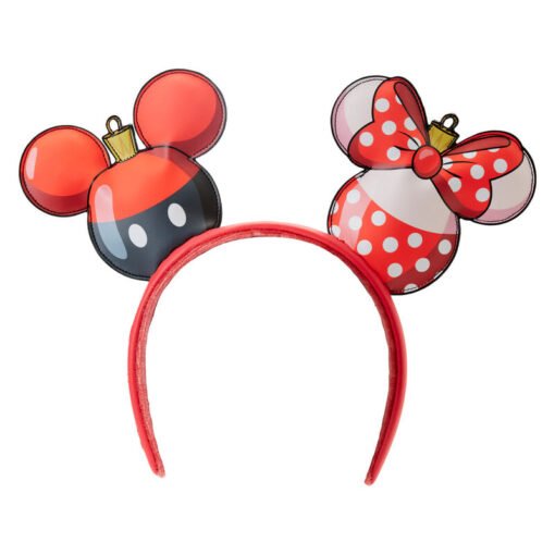 Diadema Orejas Navidad Mickey & Minnie Disney Loungefly REF0378 - Imagen 3