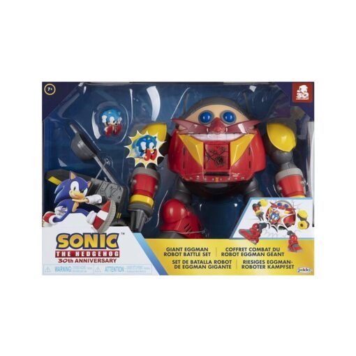 Playset Batalla Robot Gigante Eggman contra Sonic Sonic the Hedgehog ref 0424