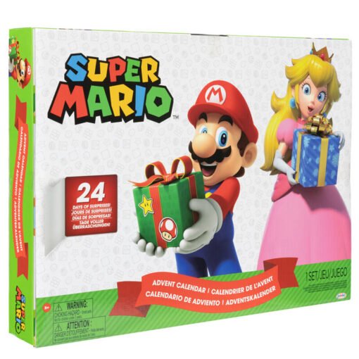 Calendario adviento Super Mario Bros Contiene 24 piezas. ref0530