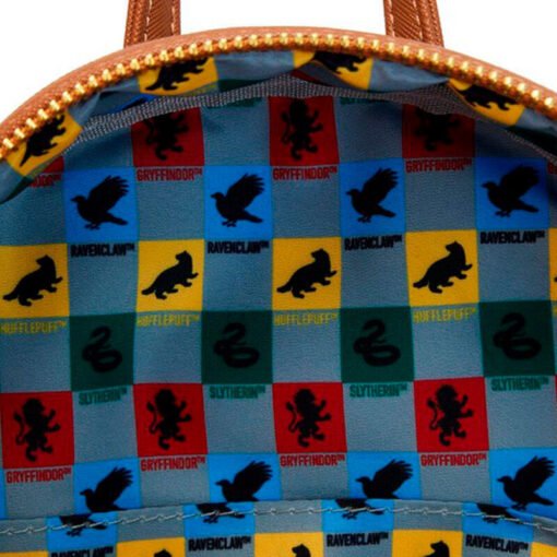 Mochila Snitch Dorada Harry Potter Loungefly 26cm Tamaño: 20,62x27,5x10cm. 0236 - Imagen 2
