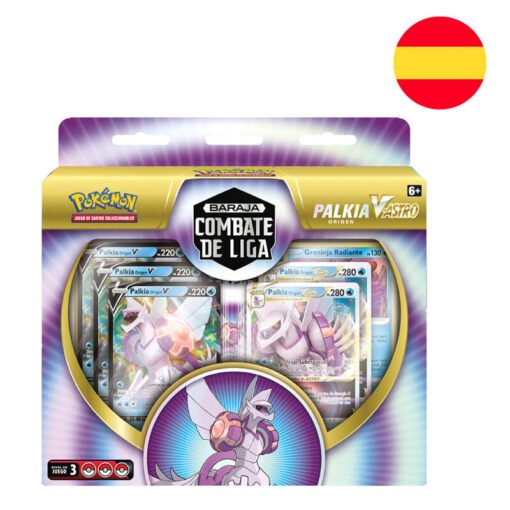 Blister juego cartas coleccionables Combate de Liga Palkia Origen V Astro Pokemon español Edad: +6 años. ref0528