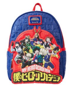 Mochila Group Debossed Logo My Hero Academia Loungefly 26cm ref 0440