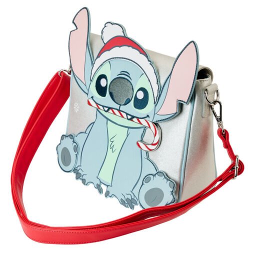 Bolso glitter Holiday Stitch Disney Loungefly Ref0352 - Imagen 4