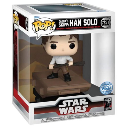 Figura POP Deluxe Star Wars Jabba Skiff Han Solo Exclusive ref0318