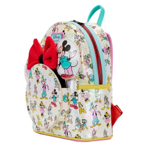 Mochila + Diadema Orejas Mickey & Friends Classic Disney 100 Loungefly 26cm REF0.387 - Imagen 2