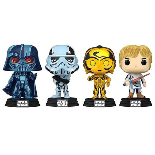 Blister 4 figuras POP Star Wars Exclusive ref0296 - Imagen 3