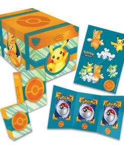 Cofre del tesoro juego cartas coleccionables Pokemon español ref0480