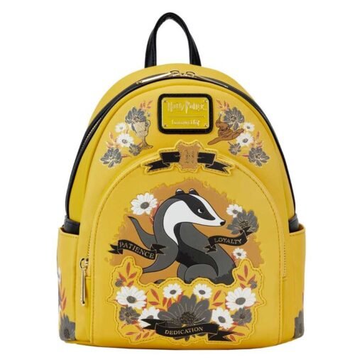 Mochila Hufflepuff House Floral Harry Potter Loungefly 26cm ref0209