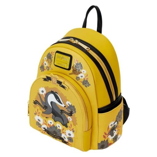 Mochila Hufflepuff House Floral Harry Potter Loungefly 26cm ref0209 - Imagen 3