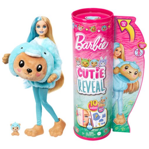 Muñeca Chelsea Cutie Reveal Serie Disfraces Osito Delfin Barbie ref0563