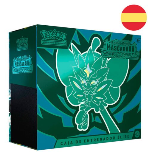 Estuche juego cartas coleccionables Mascarada Crepuscular Escarlata y Purpura Pokemon Español ref0527 - Imagen 3