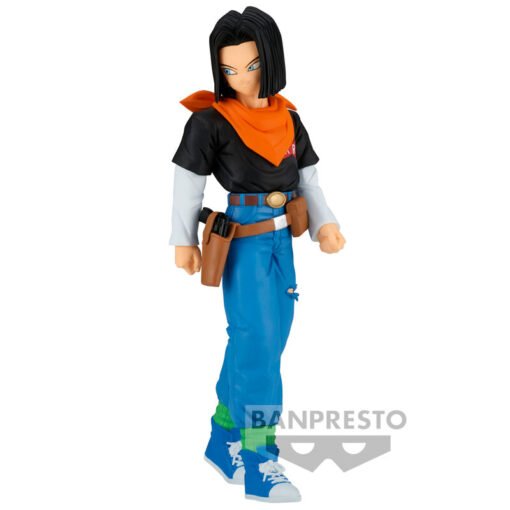 Figura Android 17 Solid Edge Work Dragon Ball Z 17cm Ref0007