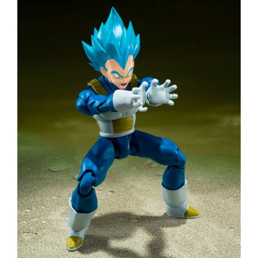 Figura S.H. Figuarts Super Saiyan God Super Saiyan Vegeta Unwavering Saiyan Pride Dragon Ball Super 14cm Ref 0019 - Imagen 2