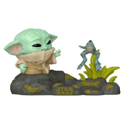Figura POP Deluxe Star Wars The Mandalorian Grogu with Frog Ref 0336 - Imagen 2