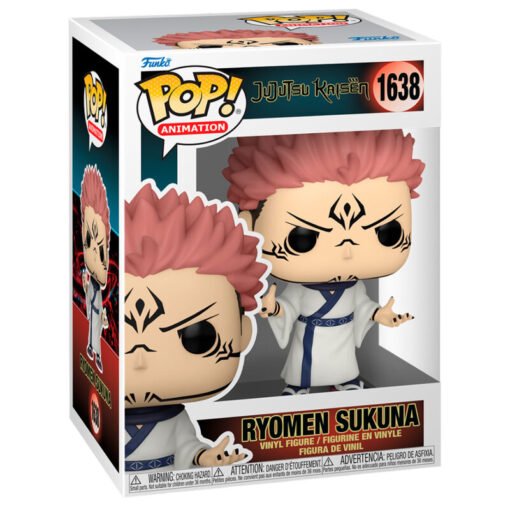 Figura POP Jujutsu Kaisen Ryomen Sukuna Figura vinilo Funko POP de 9cm en caja regalo. Ref0112