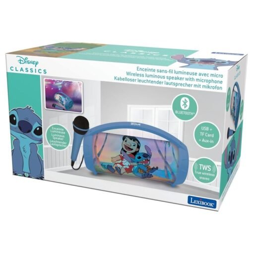 Altavoz con microfono Bluetooth Stitch Disney Ref0347 - Imagen 4
