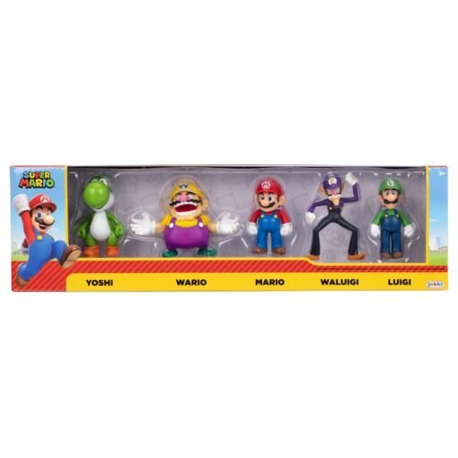 Blister 5 figuras Super Mario Bros 6cm Tamaño: 6cm. ref0539