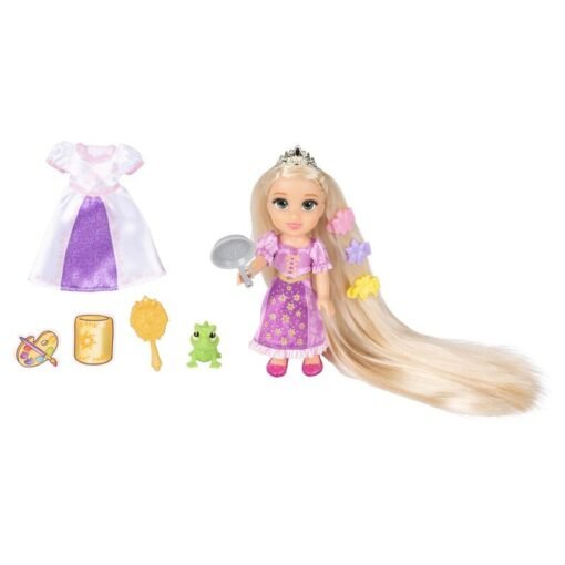 Muñeca Rapunzel Disney 15cm Tamaño: 15cm. Muñeca articulada. Contiene accesorios. ref0428 - Imagen 3