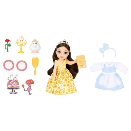 Muñeca Bella La Bella y la Bestia Disney 15cm Tamaño: 15cm. Muñeca articulada. Contiene accesorios. ref0427 - Imagen 3
