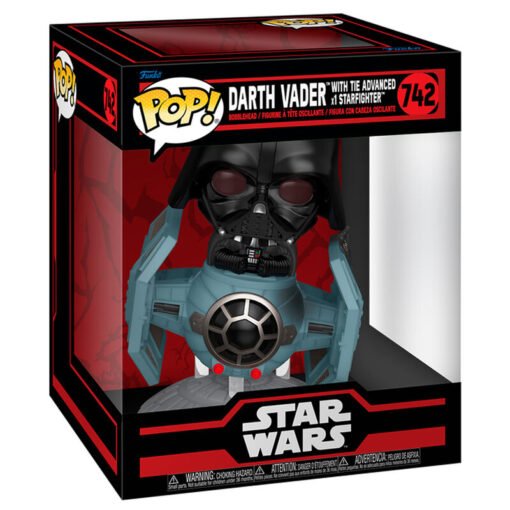 Figura POP Rides Deluxe Star Wars Darth Vader with Tie Advanced Starfighter ref0316
