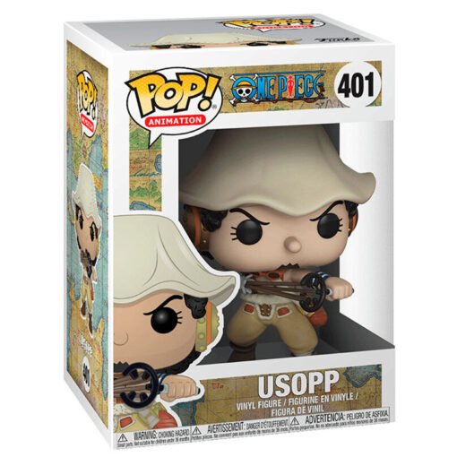 Figura POP One Piece Usopp Serie 3. Figura vinilo Funko POP de 9cm en caja regalo Ref0187