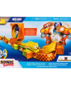 Playset Super Sonic Deluxe Go Go Racers Sonic Derrota a Robotnik. ref0467