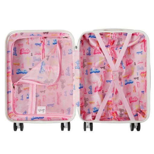 Maleta trolley ABS Varsity Barbie 4r 55cm Ref 0576 - Imagen 4