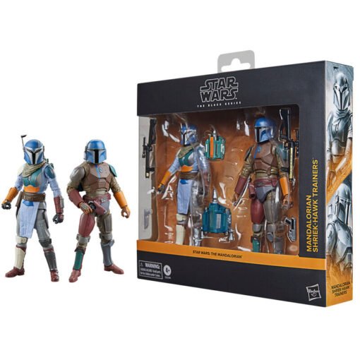Blister 2 figuras Mandalorian & Shriek-Hawk Trainers The Mandalorian Star Wars 15cm The Black Series. Tamaño: 15cm. Figura articulada. Contiene accesorios. ref0259