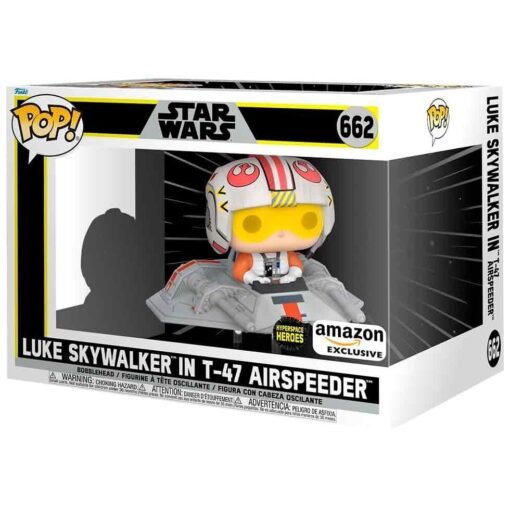 Figura POP Rides Star Wars Luke Skywalker in T-47 Airspeeder Exclusive Ref 0335