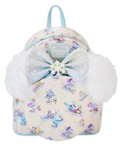 Set Mochila + Diadema orejas Winter Wonderland Mickey and Friends Disney Loungefly 26cm Ref 0458