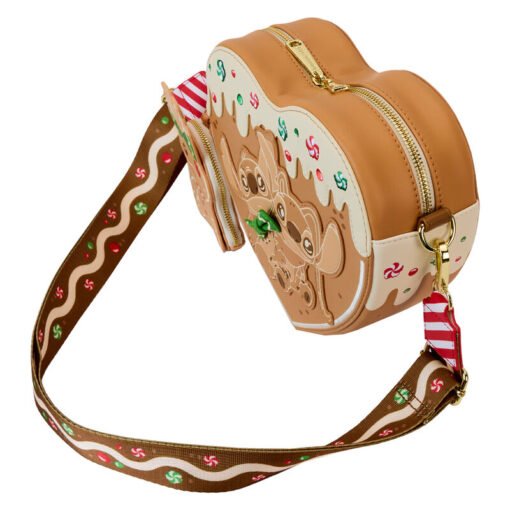 Bolso bandolera Gingerbread Stitch Disney Loungefly Ref0350 - Imagen 3