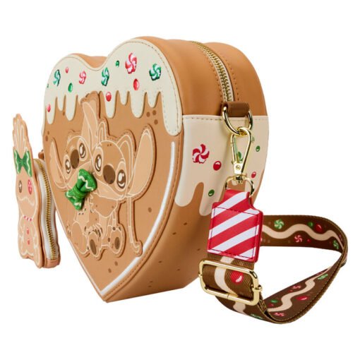 Bolso bandolera Gingerbread Stitch Disney Loungefly Ref0350 - Imagen 2