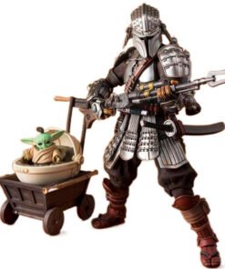 Figura Ronin Mandalorian Beskar Armor & Grogu Star Wars 18cm Ref 0330