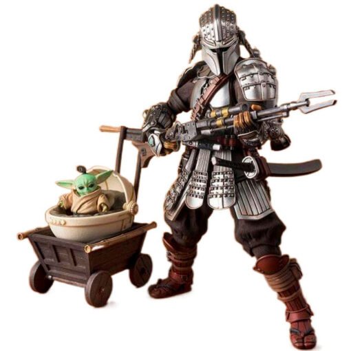Figura Ronin Mandalorian Beskar Armor & Grogu Star Wars 18cm Ref 0330