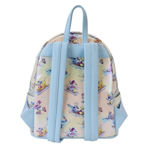 Set Mochila + Diadema orejas Winter Wonderland Mickey and Friends Disney Loungefly 26cm Ref 0458 - Imagen 4