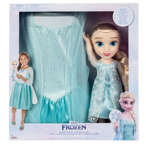 Muñeca Elsa + Disfraz Frozen 2 Disney 38cm Ref 0364