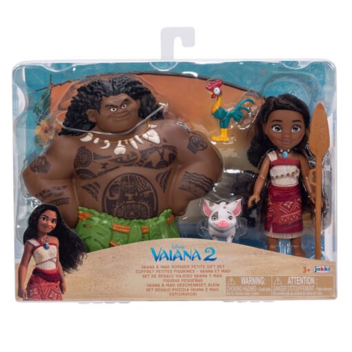 Blister Muñeca Vaiana & Maui Vaiana Moana 2 Disney 15cm REF0355
