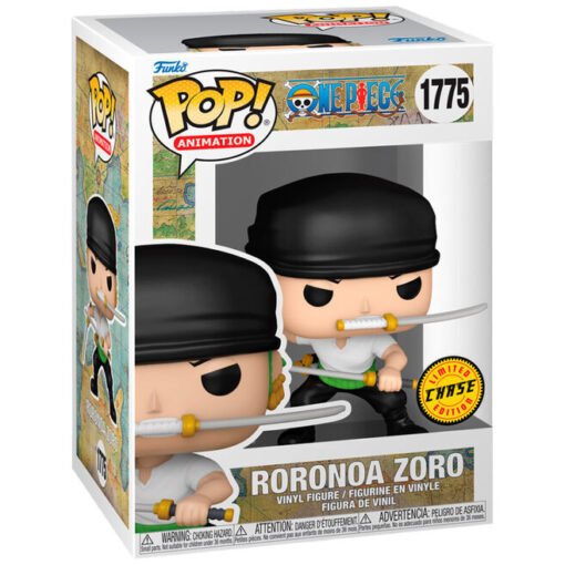 Figura POP One Piece Roronoa Zoro Chase Figura vinilo Funko POP de 9cm en caja regalo. ref0184