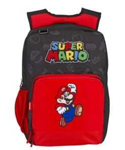 Mochila Super Mario Bros adaptable 43cm Tamaño: 43x32x13cm. ref0531