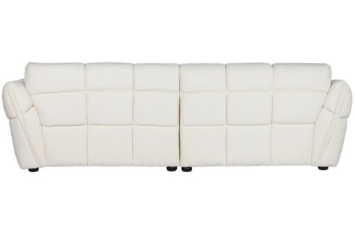SOFA POLIESTER MADERA 260X108X82 BUCLE BLANCO MB-211724 Disponible ref13382 - Imagen 4