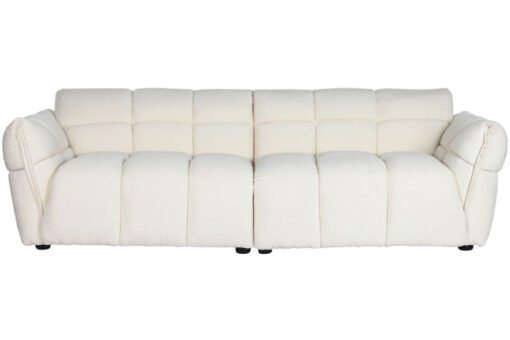 SOFA POLIESTER MADERA 260X108X82 BUCLE BLANCO MB-211724 Disponible ref13382 - Imagen 2