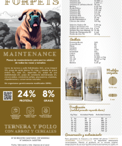 FORPETS CRIADORES MANTENIMIENTO 15 kilos EXTRUSIONADO Ref 2038