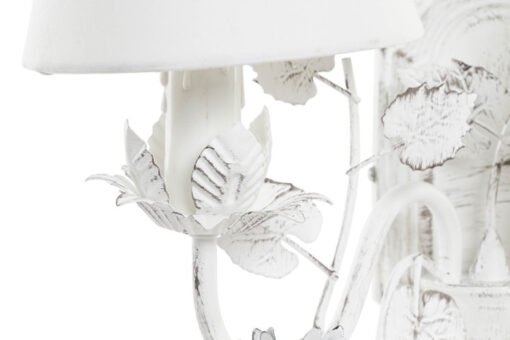 LAMPARA APLIQUE METAL POLIESTER 39X22X32 BLANCO LA-182357 Disponible ref13528 - Imagen 4