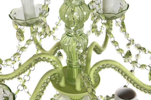 LAMPARA TECHO ACRILICO METAL 51X51X100 VERDE LA-203521 Disponible Ref 13526 - Imagen 5