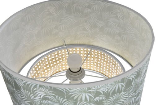 LAMPARA PIE METAL POLIESTER 40X40X129 PALMERAS LA-203694 Disponible Ref 13543 - Imagen 3