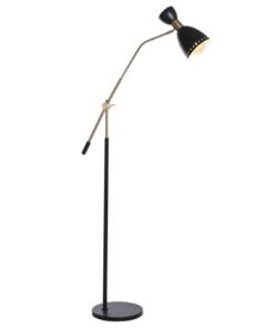 LAMPARA PIE METAL 109X30X168 FLEXO NEGRO LA-206030 Disponible Ref 13541