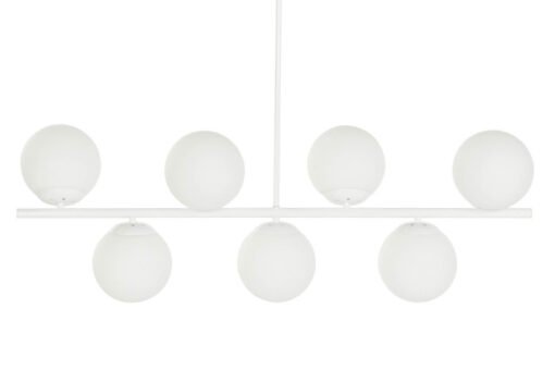 LAMPARA TECHO METAL CRISTAL 98X21X22 BOLAS BLANCO LA-207391 Disponible Ref 13524 - Imagen 2