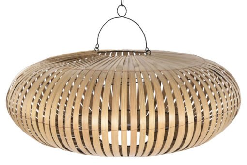 PANTALLA BAMBU 80X80X33 TECHO NATURAL LA-210568 Disponible Ref 13512