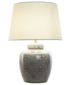 LAMPARA SOBREMESA CERAMICA 43,5X43,5X61 AZULEJO LA-213153 Disponible ref13584